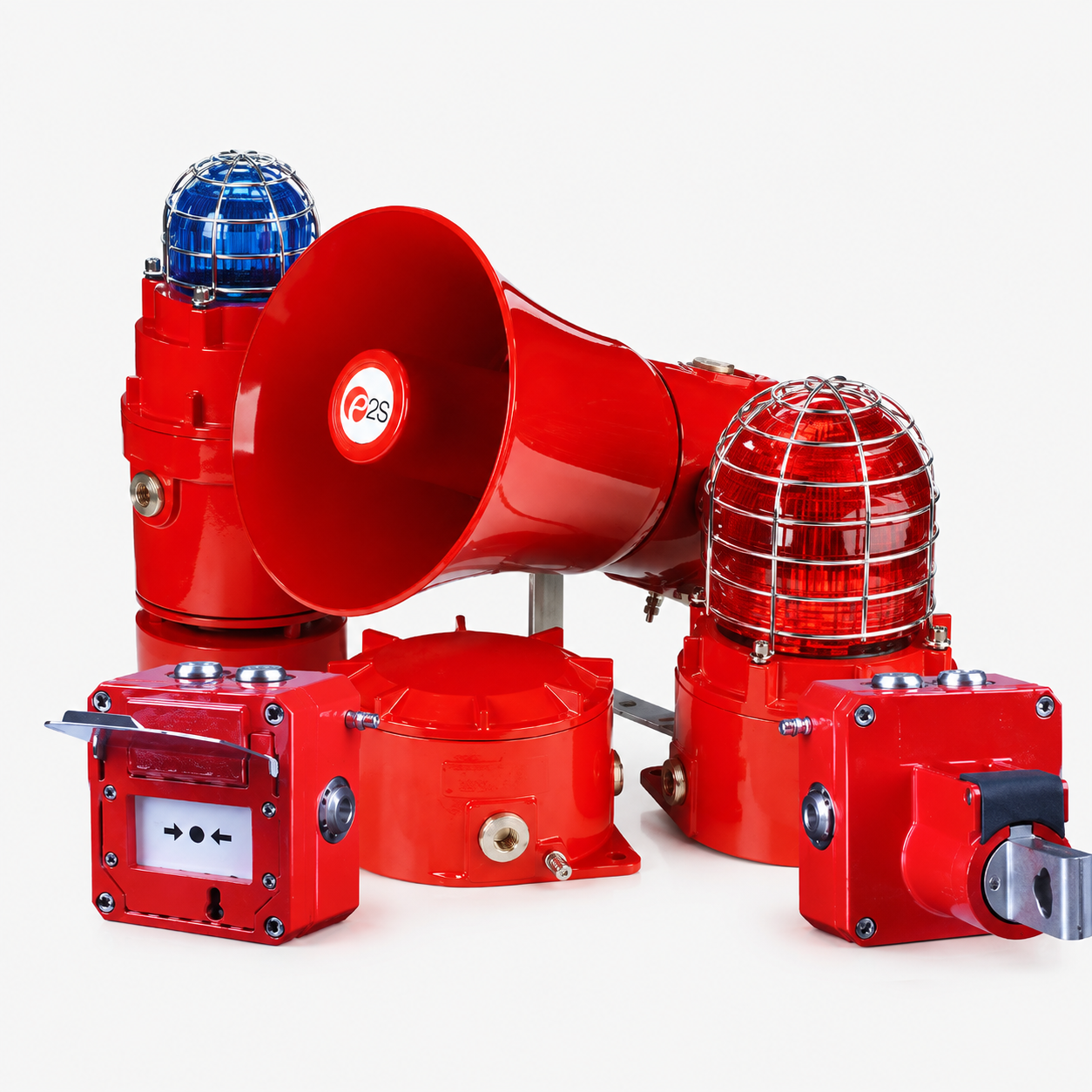 Explosion-protected alarm horns and beacon sounders for hazardous areas