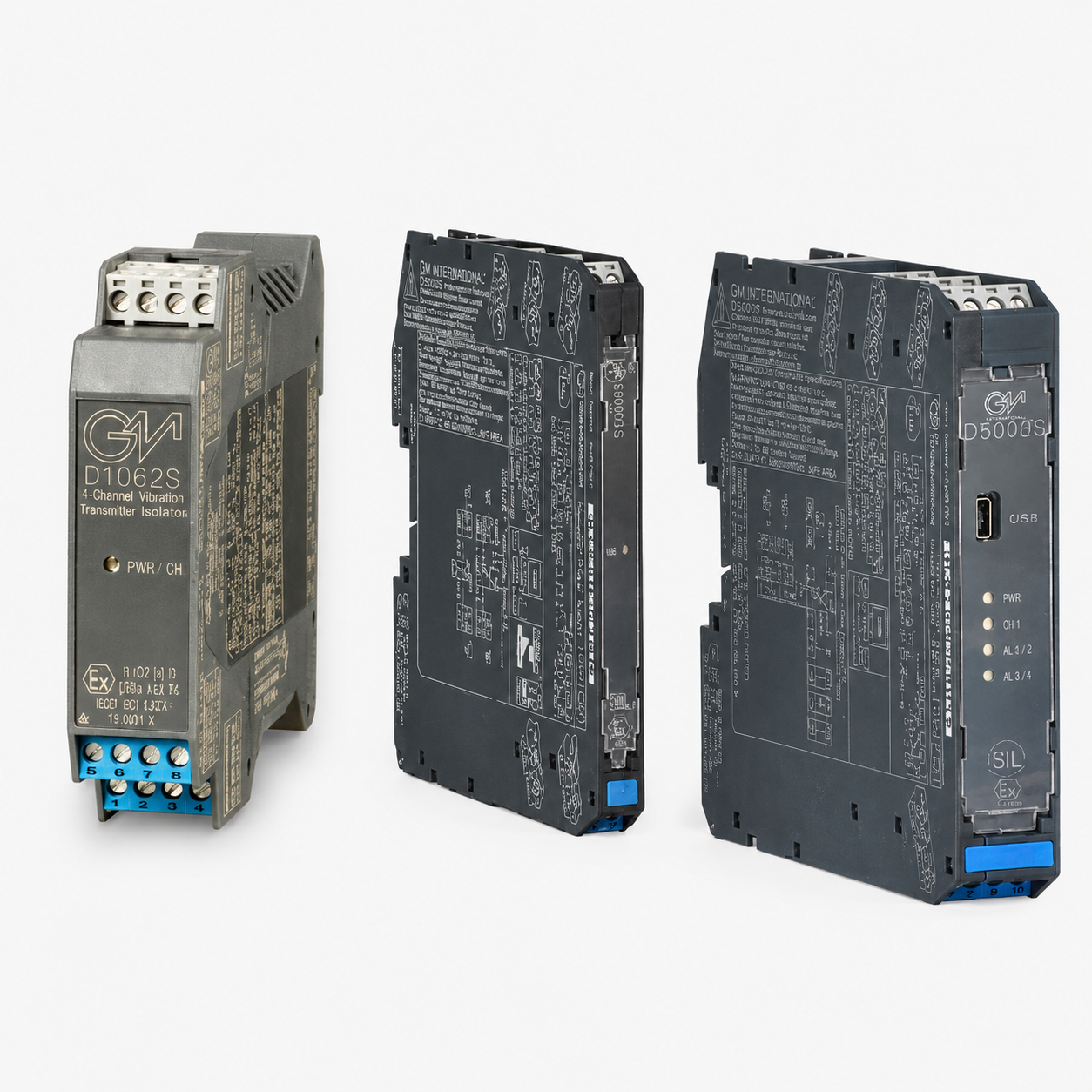 DIN-rail signal isolation and interface modules for hazardous area instrumentation